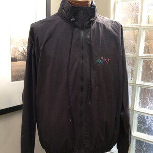 Men's Windbreaker GREG NORMAN Zip Golf Jacket Wind & Rain Size XL